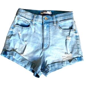Garage Denim light wash shorts size 1